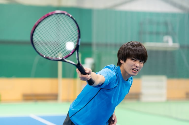 Young tennis player